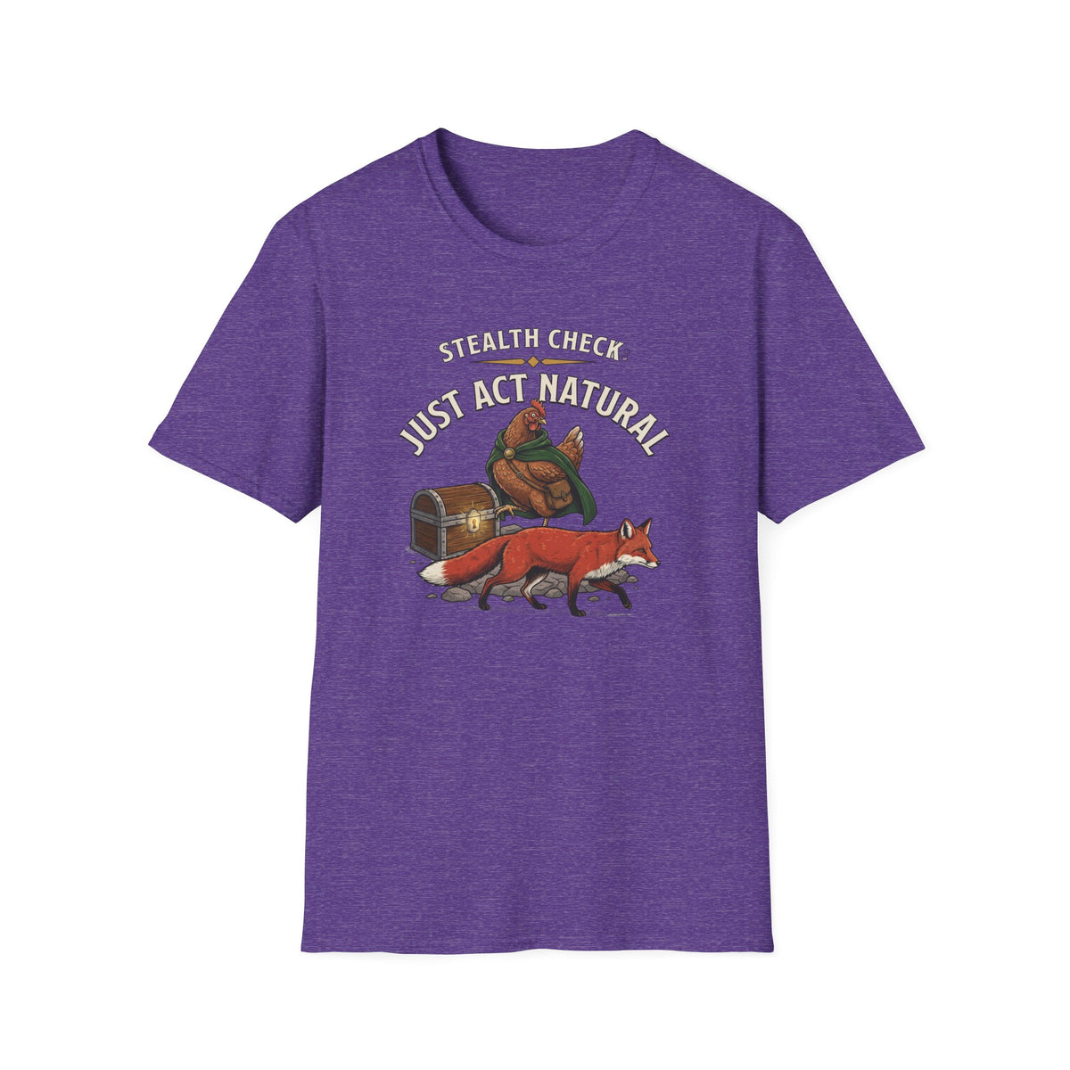 Hen Stealth Check T-Shirt