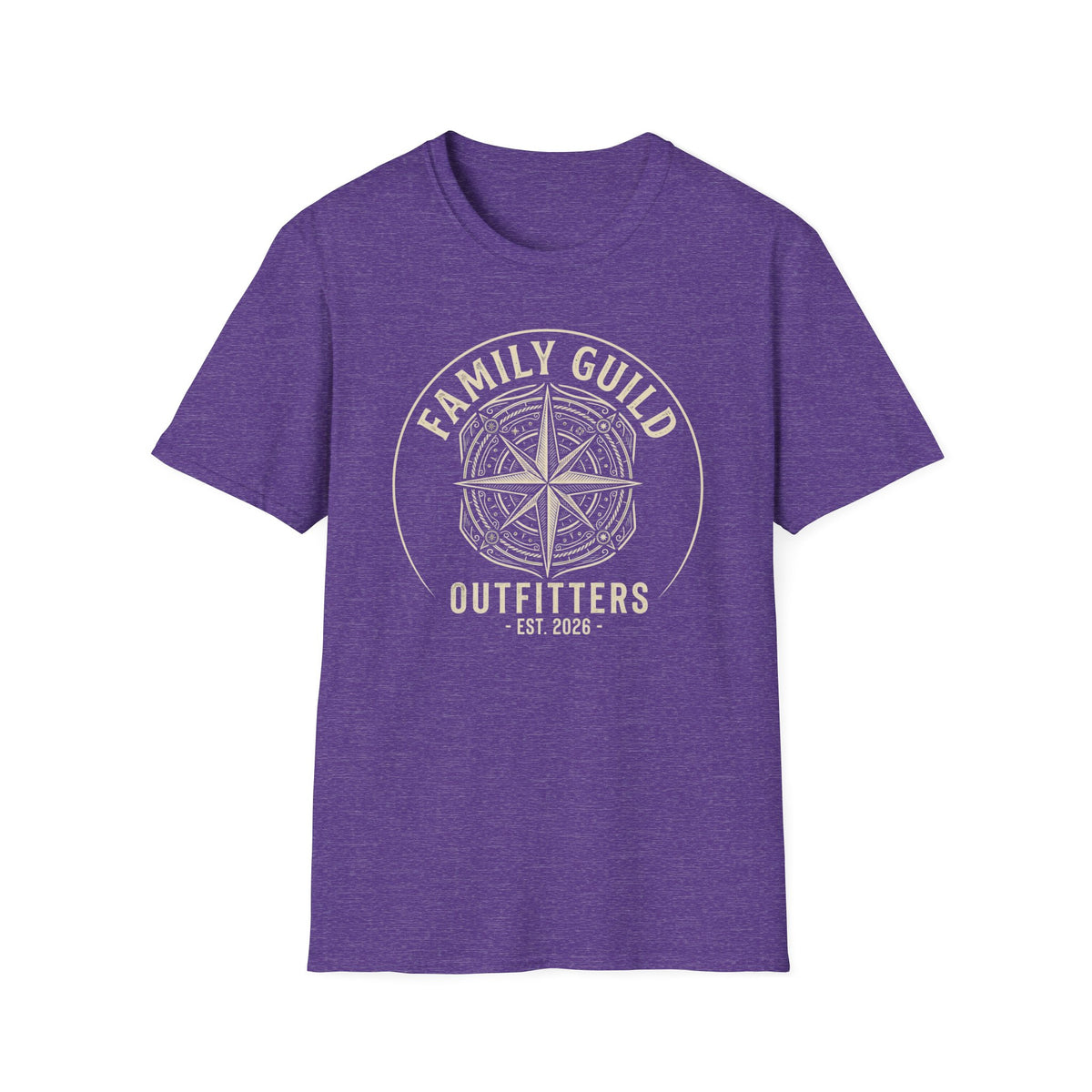 Family Guild Outfitters Compass Rose T-Shirt | Vintage Outdoor Family Adventure Tee
