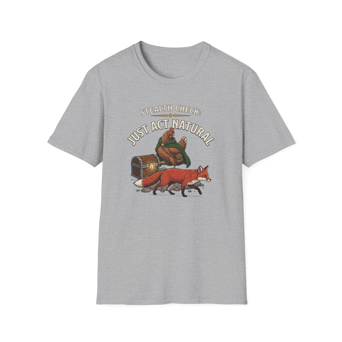 Hen Stealth Check T-Shirt