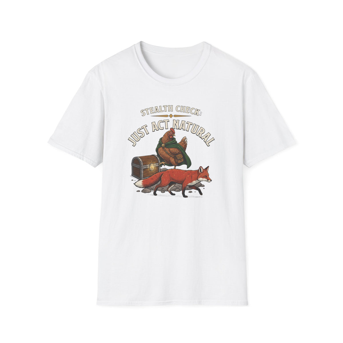 Hen Stealth Check T-Shirt