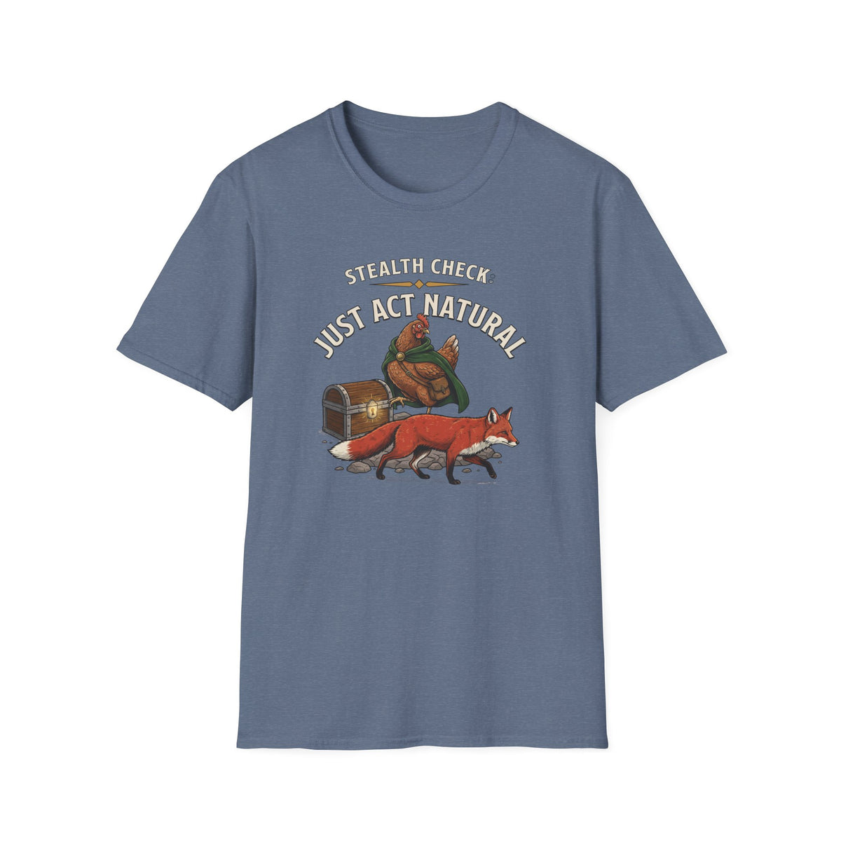 Hen Stealth Check T-Shirt