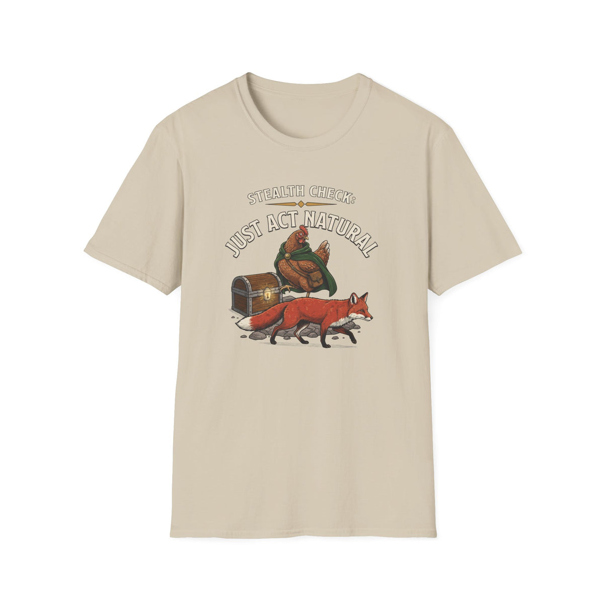 Hen Stealth Check T-Shirt