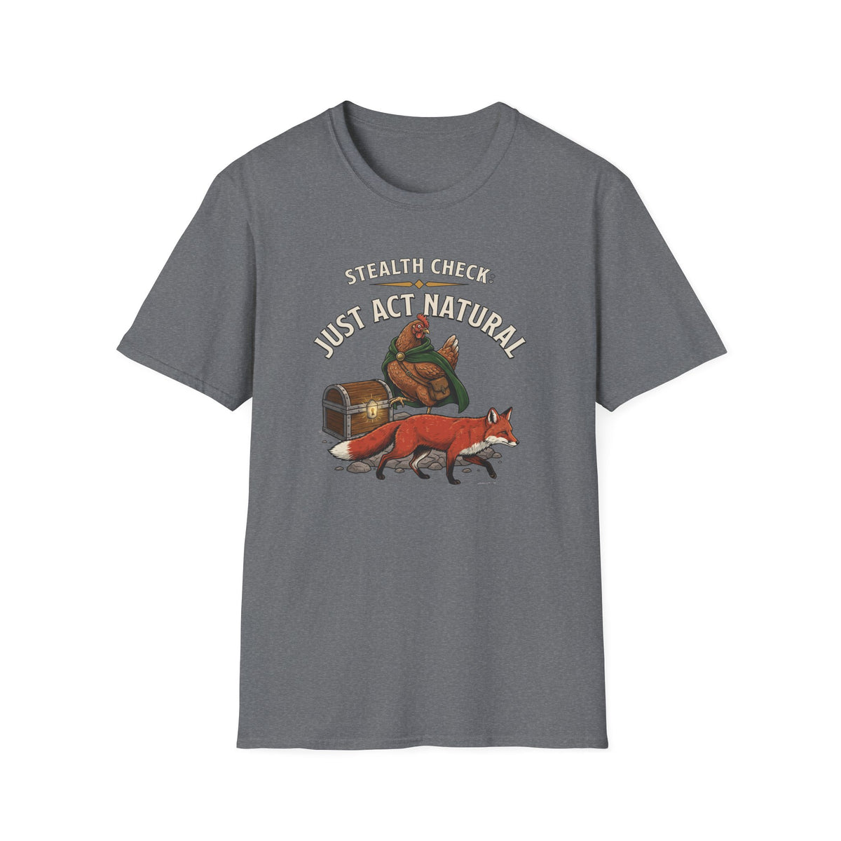 Hen Stealth Check T-Shirt