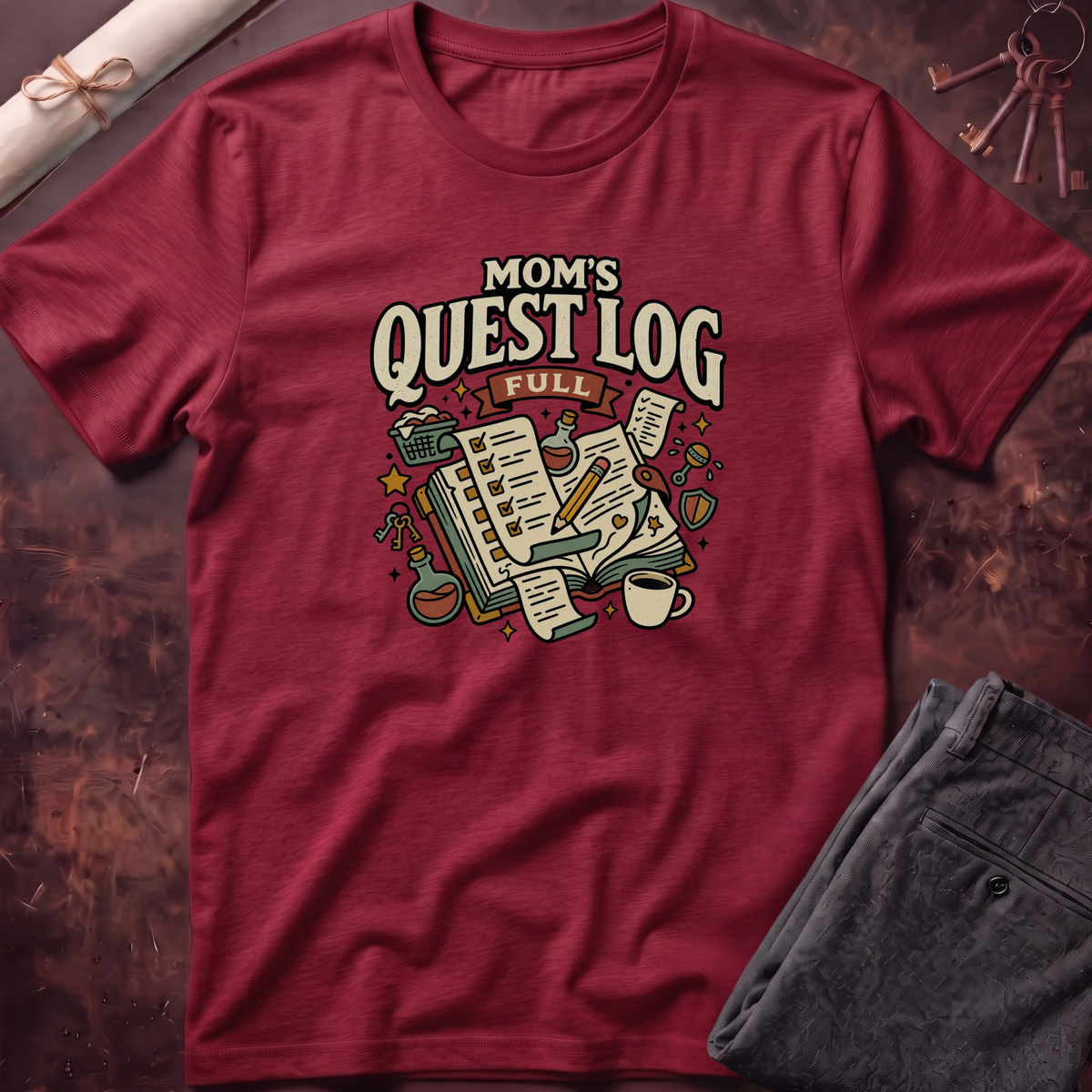 Mom's Quest Log T-Shirt