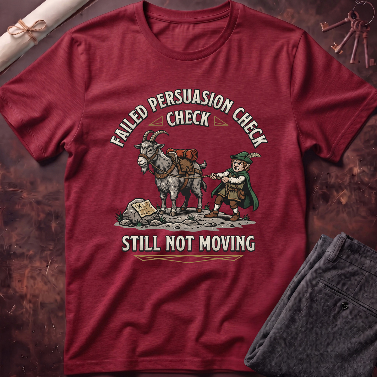 Goat Persuasion Check T-Shirt