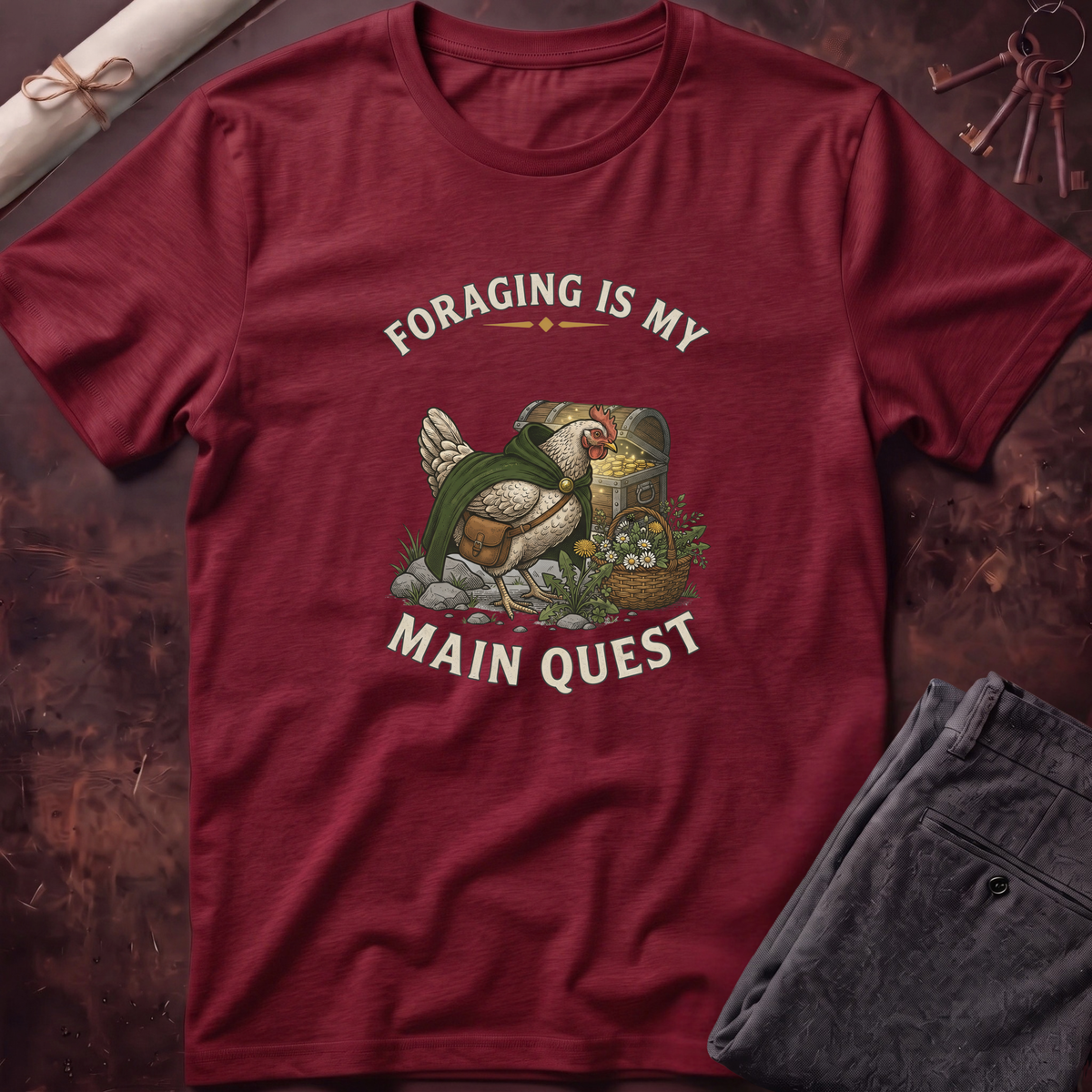 Hen Foraging T-Shirt