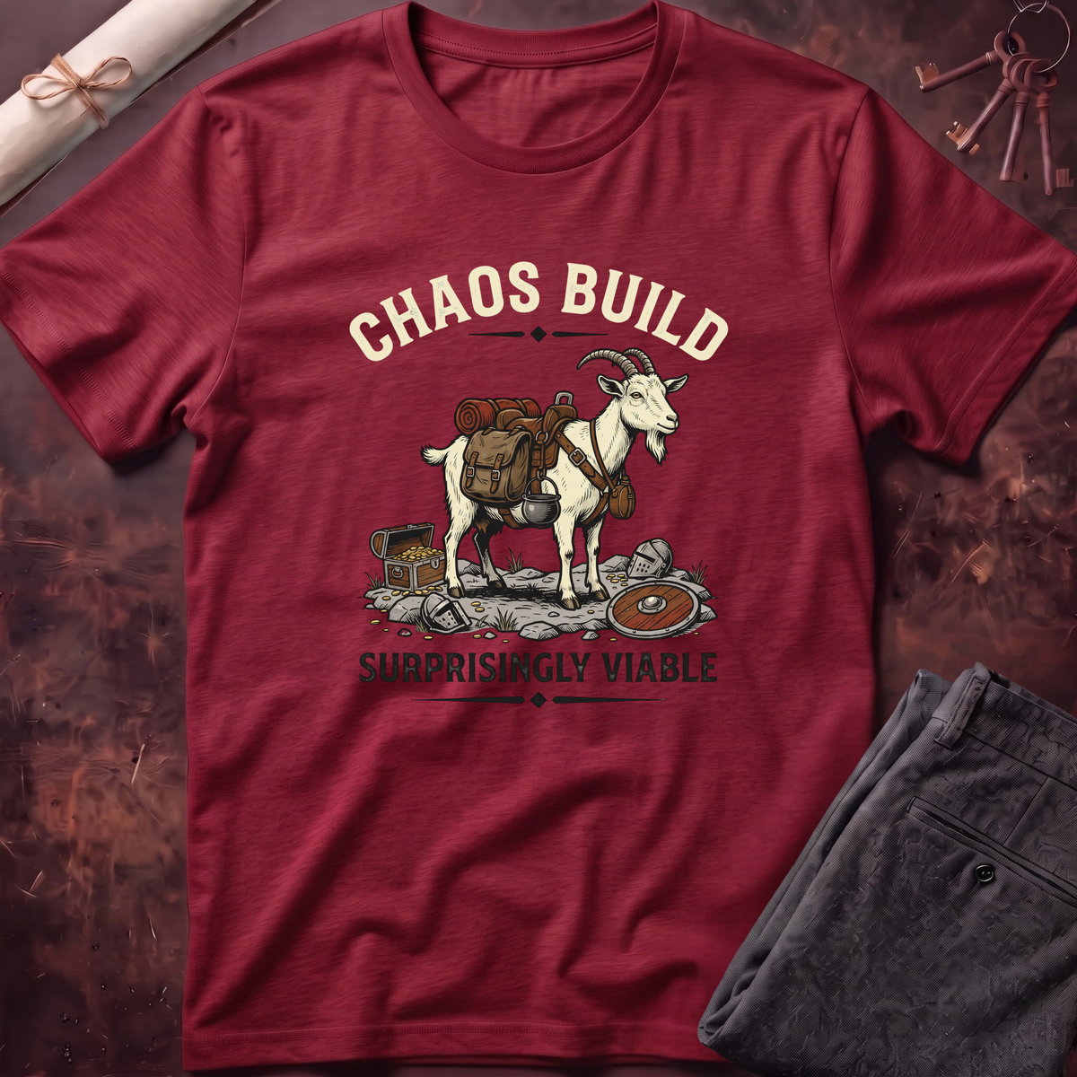 Goat Chaos Build T-Shirt