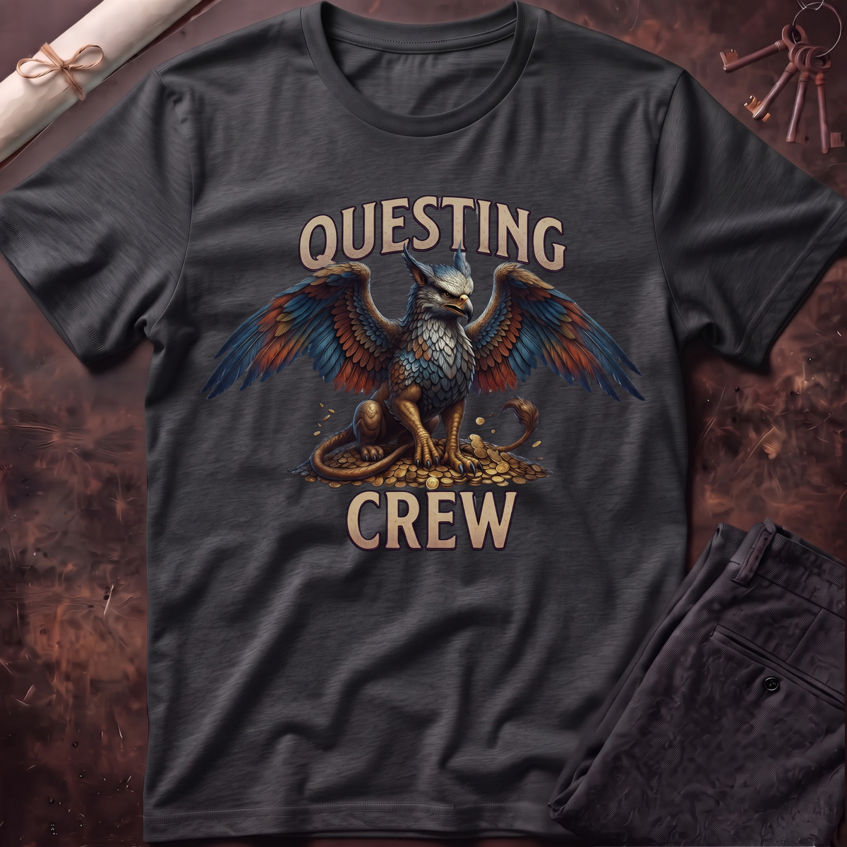 Questing Crew Toddler T-Shirt – Griffon Fantasy Adventure Tee