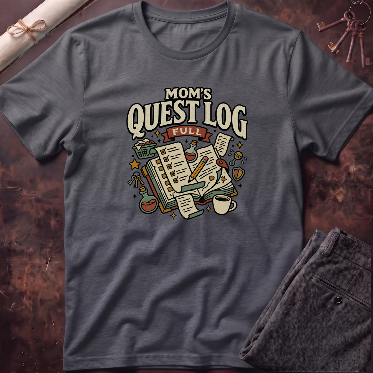 Mom's Quest Log T-Shirt