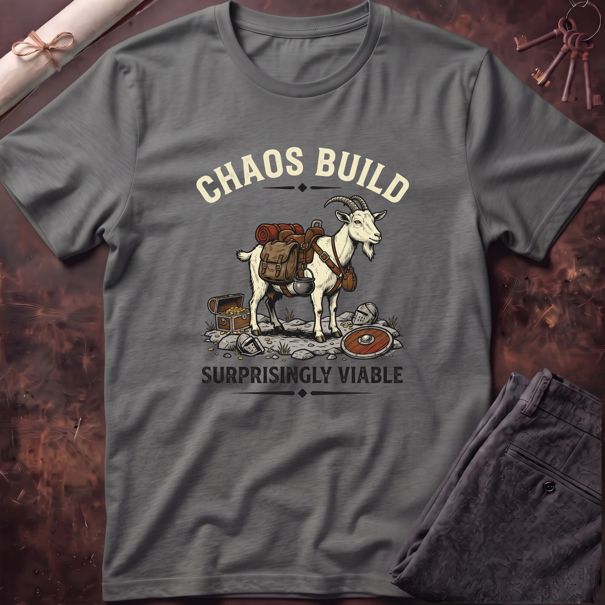 Goat Chaos Build T-Shirt
