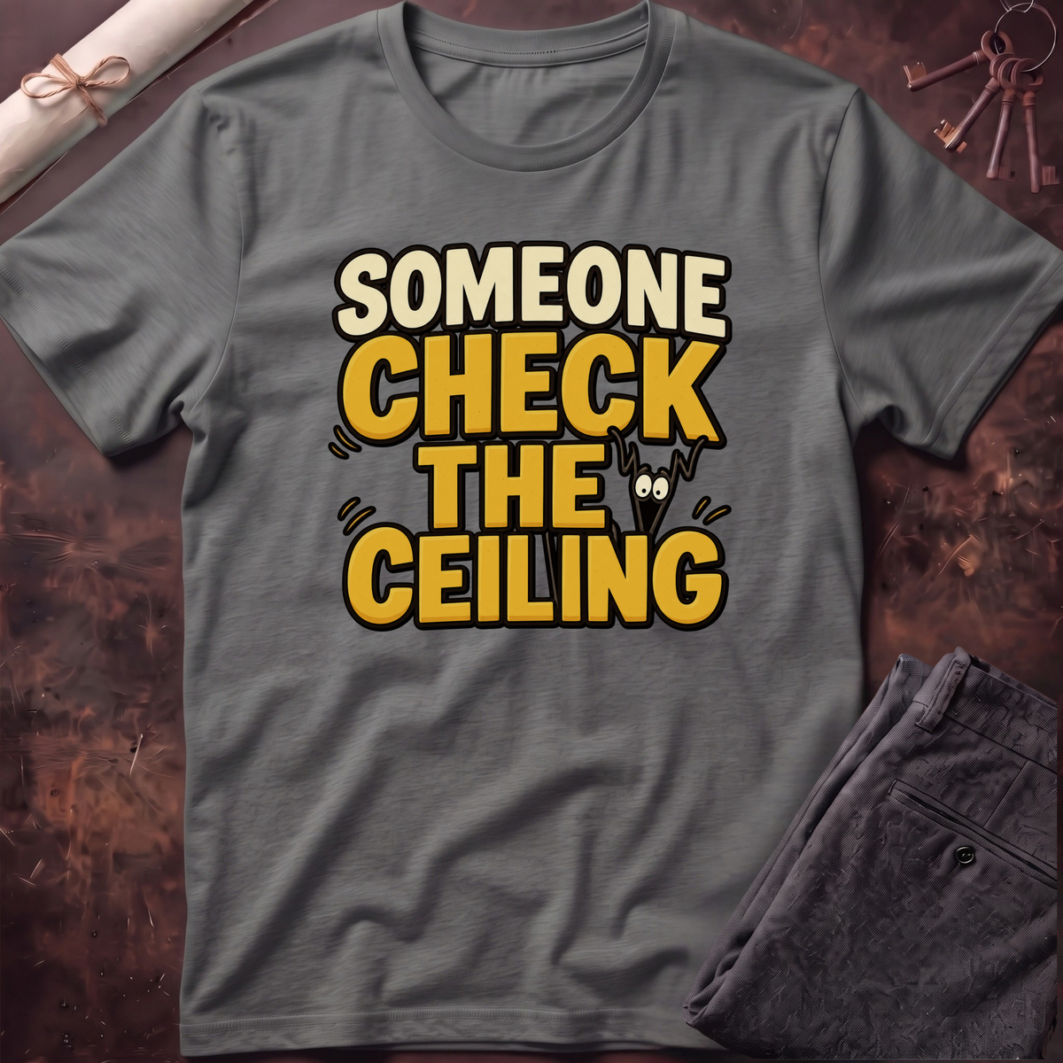 Ceiling Check T-Shirt