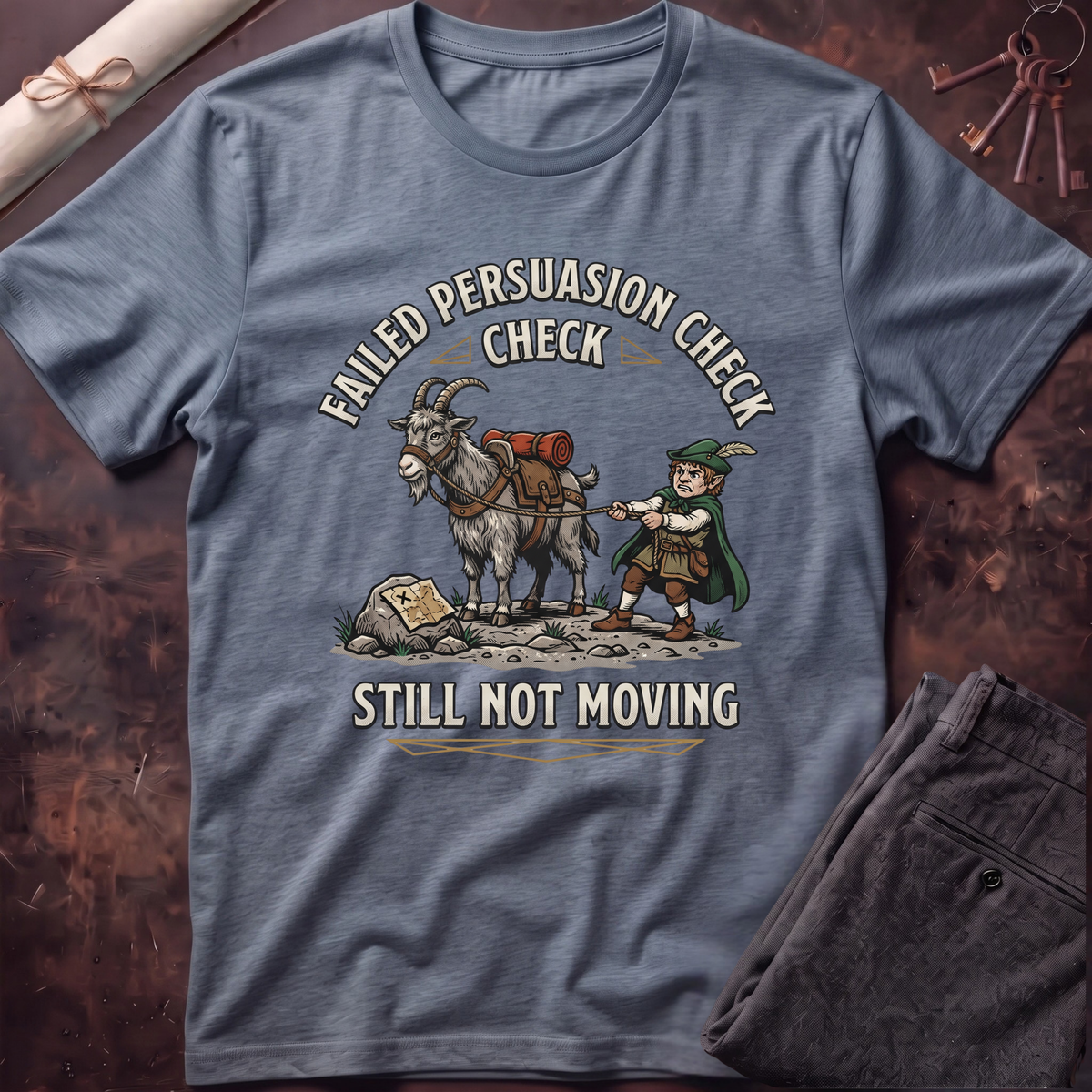 Goat Persuasion Check T-Shirt