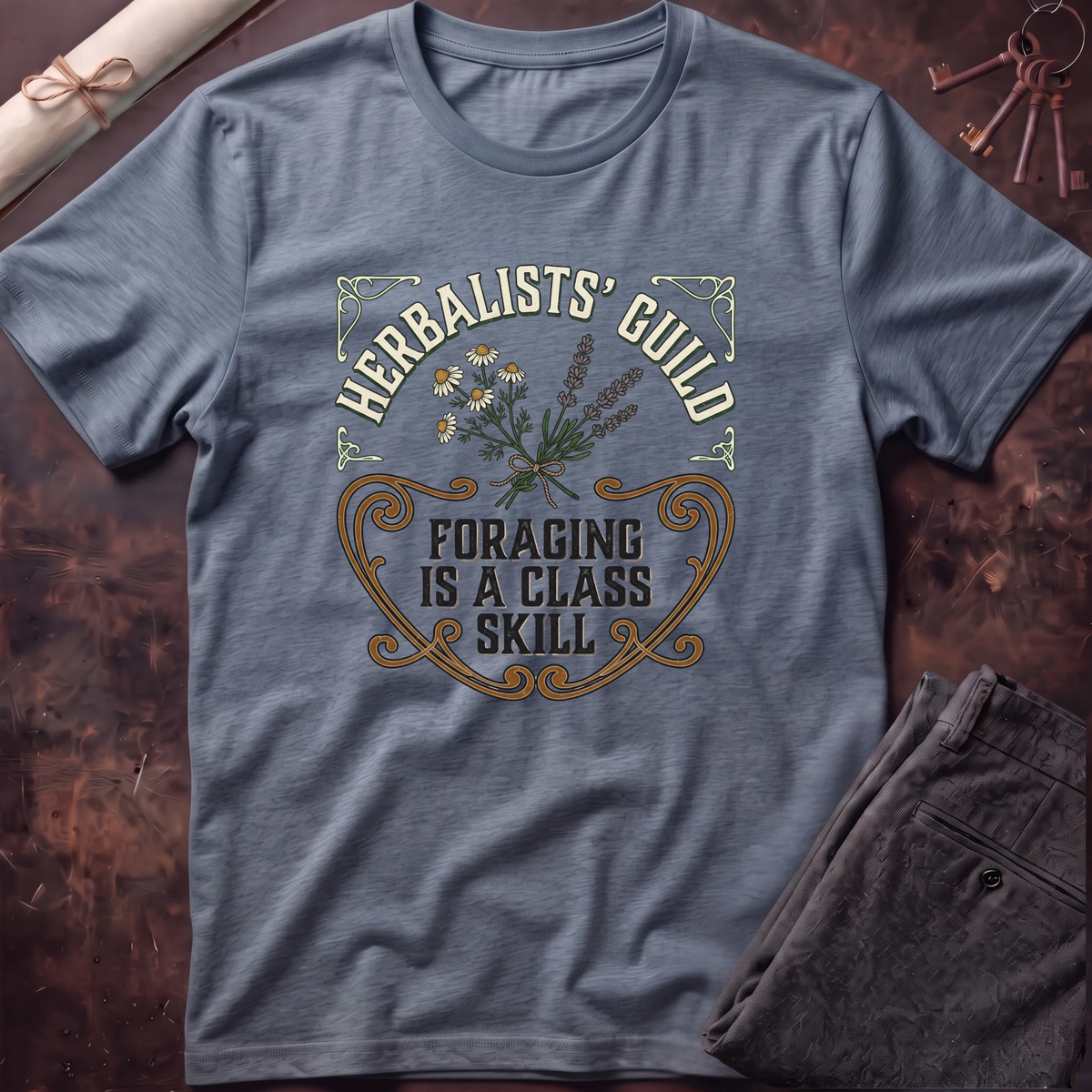 Herbalists' Guild Scrollwork T-Shirt