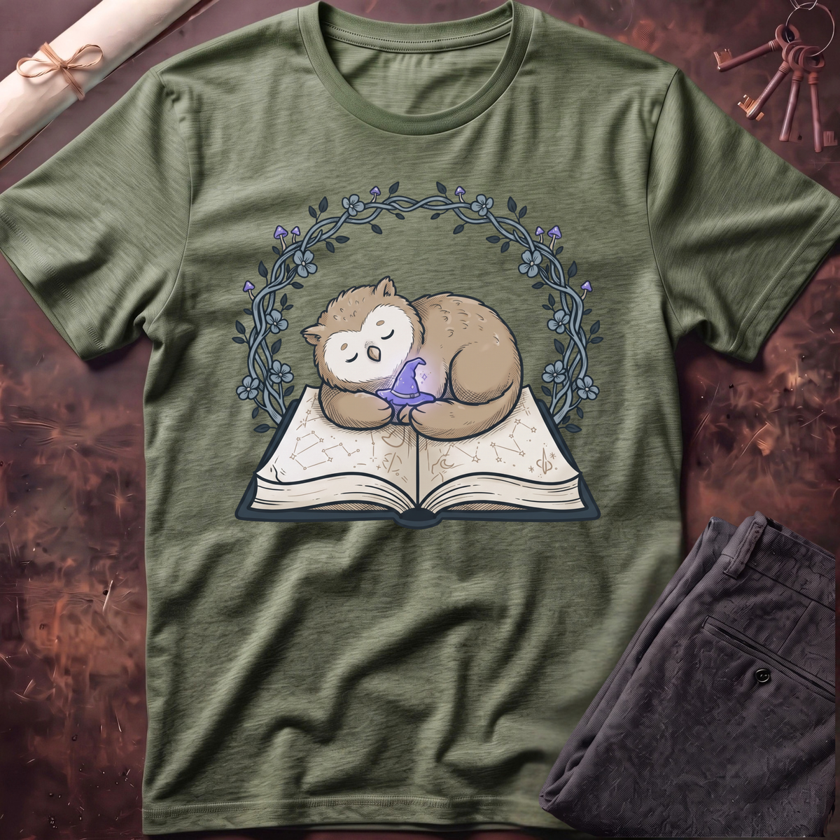 Owlbear Wizard T-Shirt