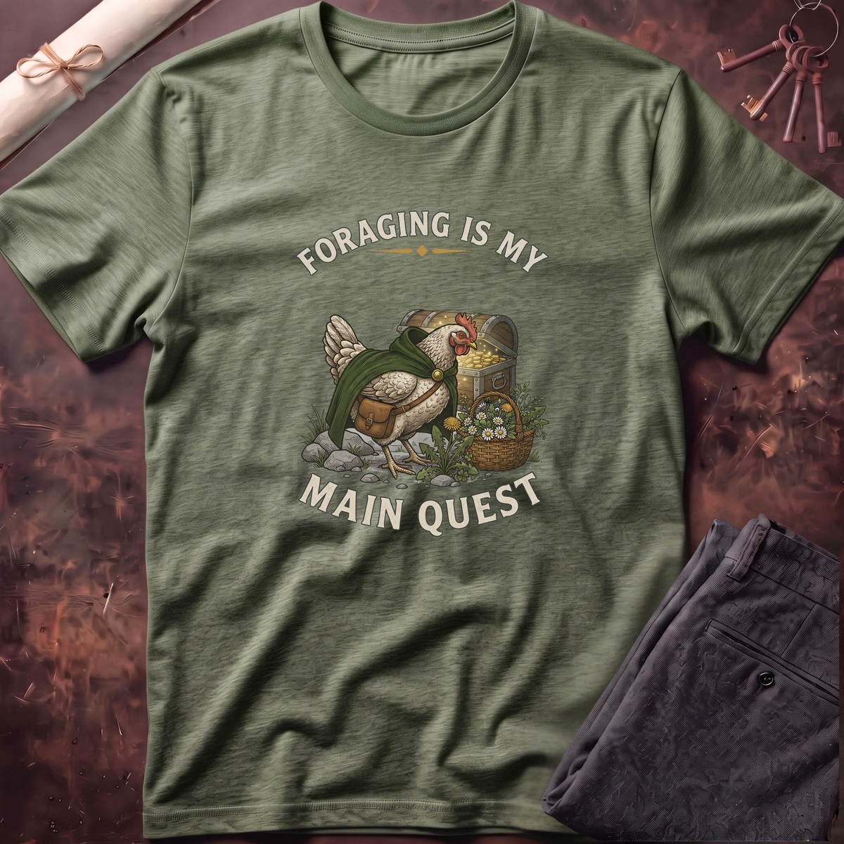 Hen Foraging T-Shirt