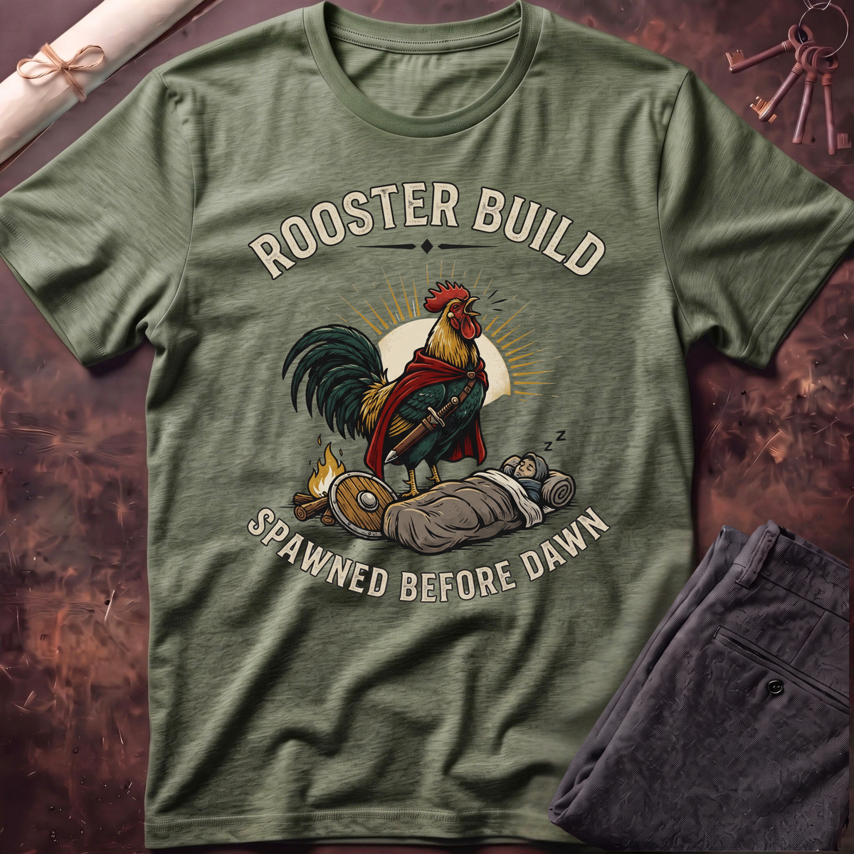 Rooster Build T-Shirt