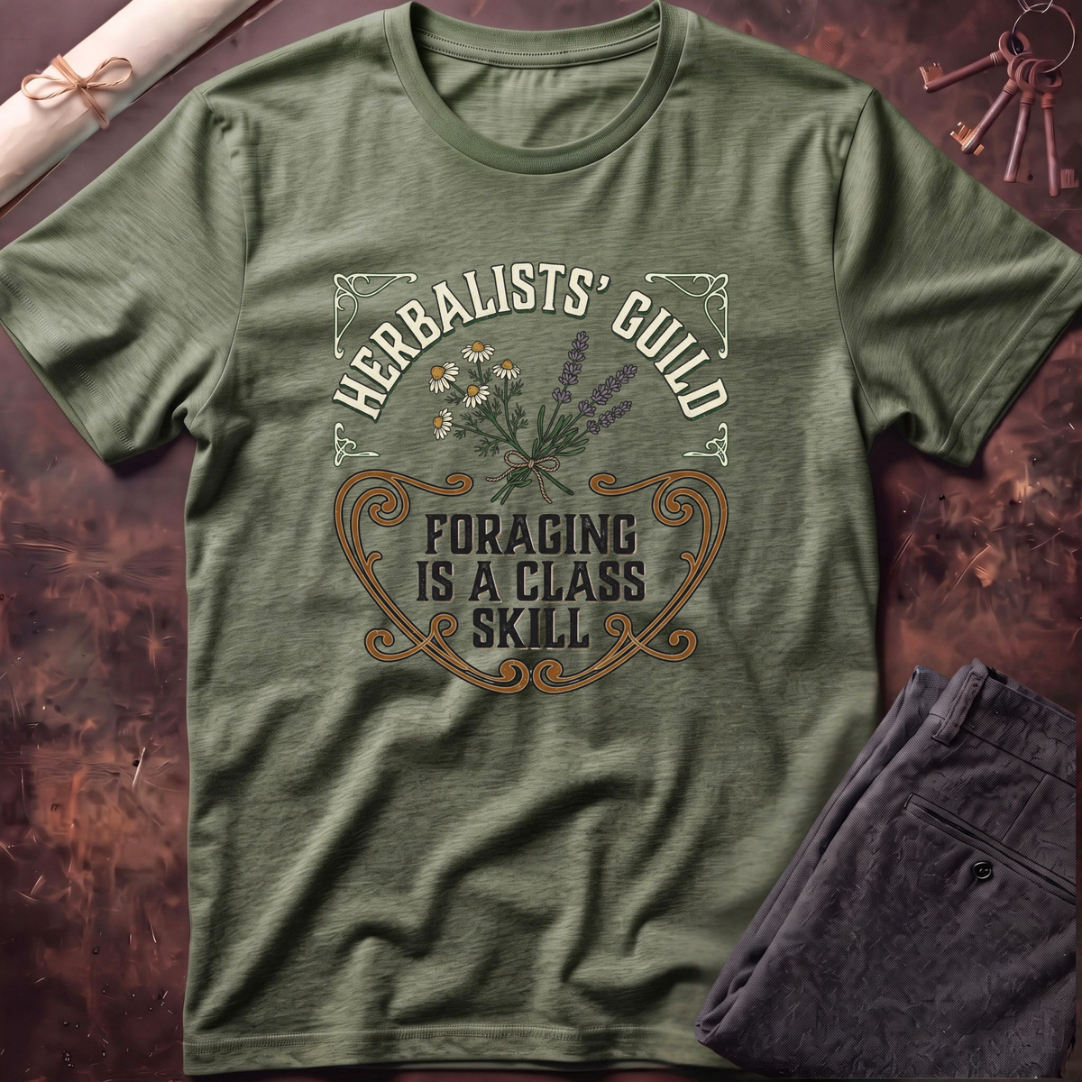 Herbalists' Guild Scrollwork T-Shirt