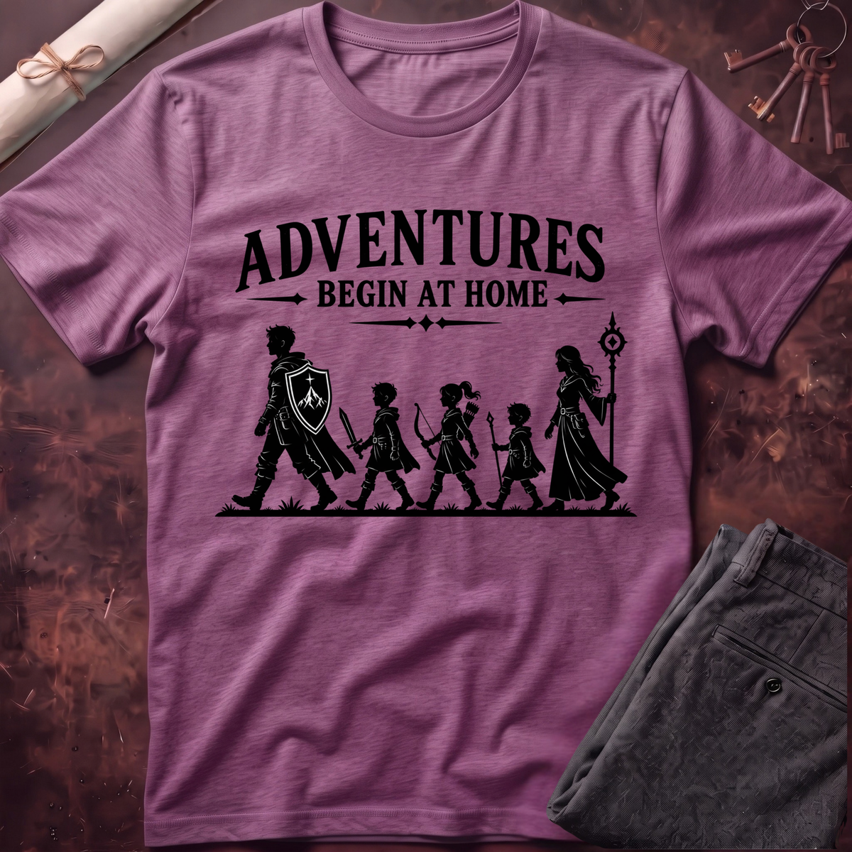 Adventures Begin at Home T-Shirt