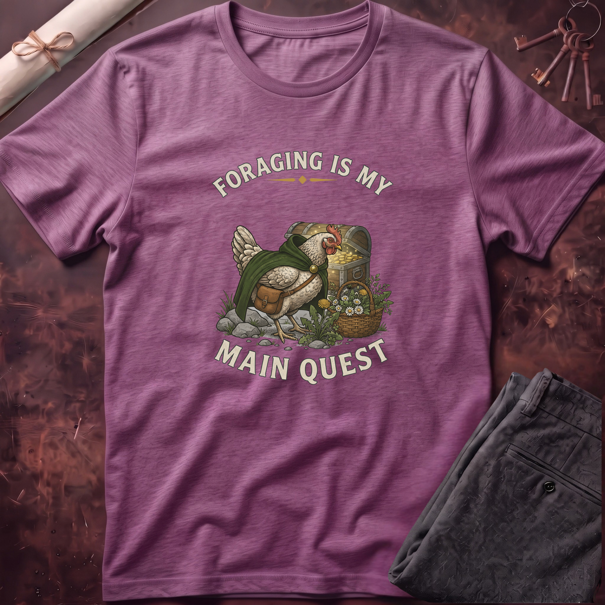 Hen Foraging T-Shirt