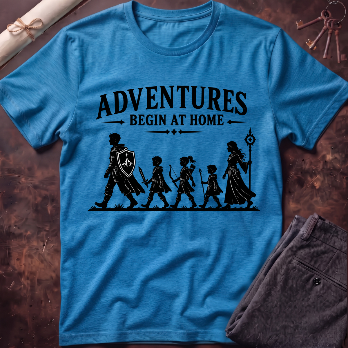 Adventures Begin at Home T-Shirt