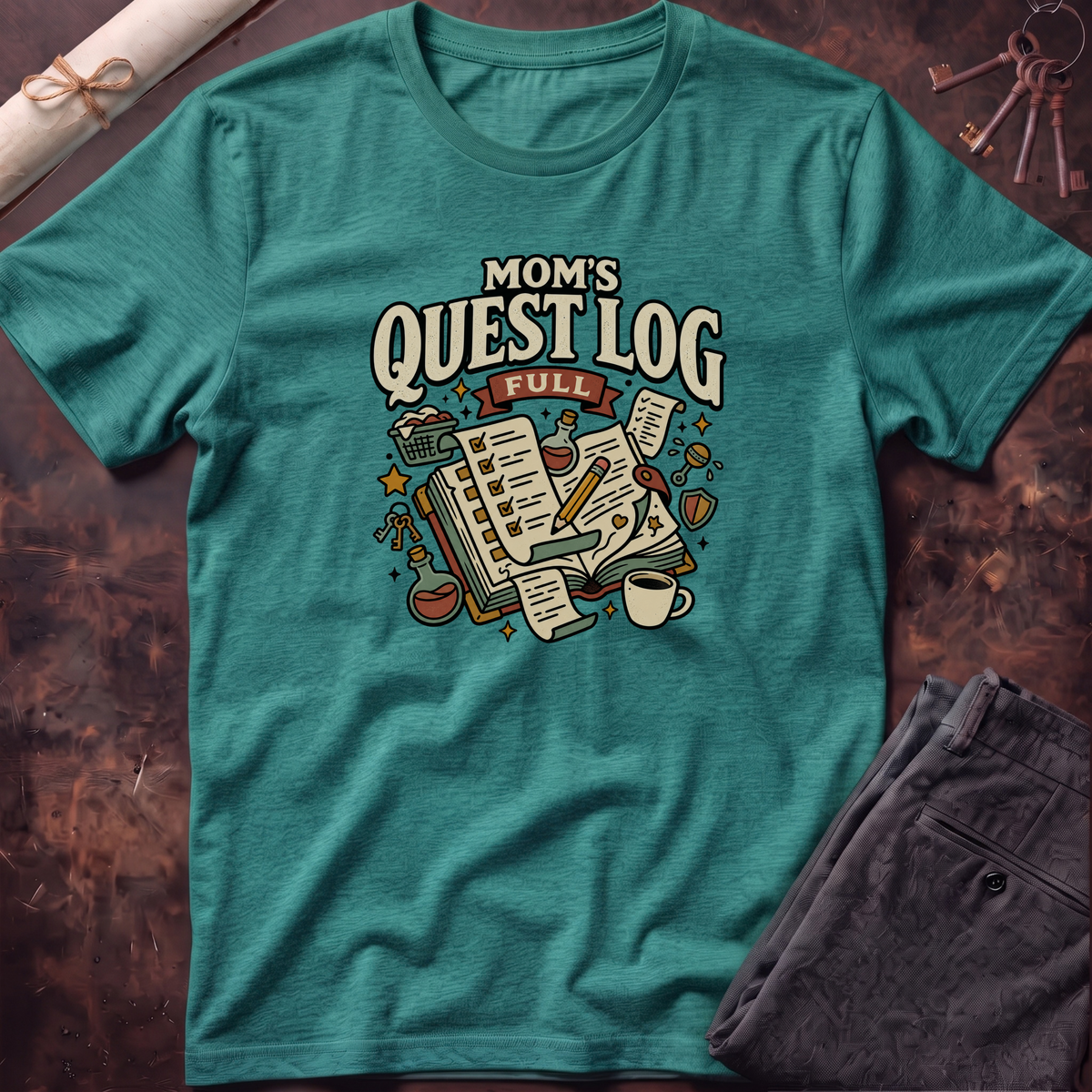 Mom's Quest Log T-Shirt