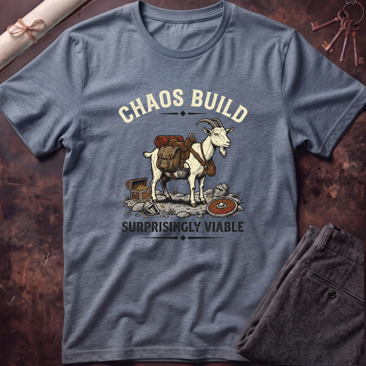 Goat Chaos Build T-Shirt