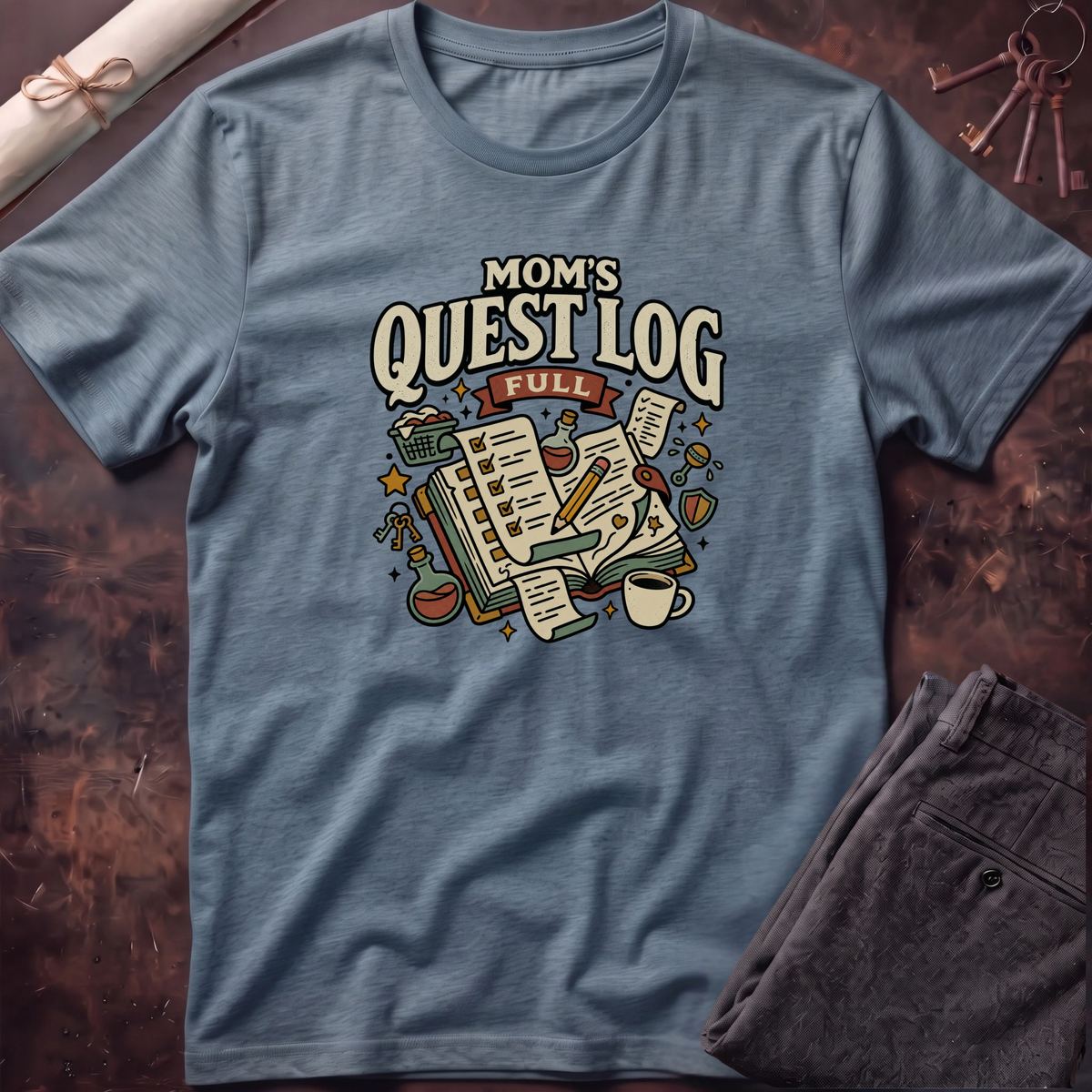 Mom's Quest Log T-Shirt