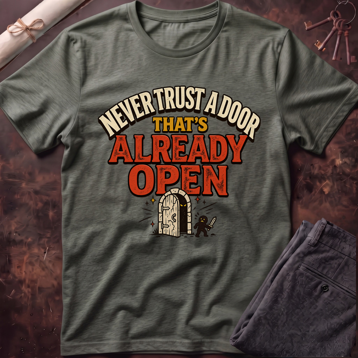 Never Trust a Door T-Shirt