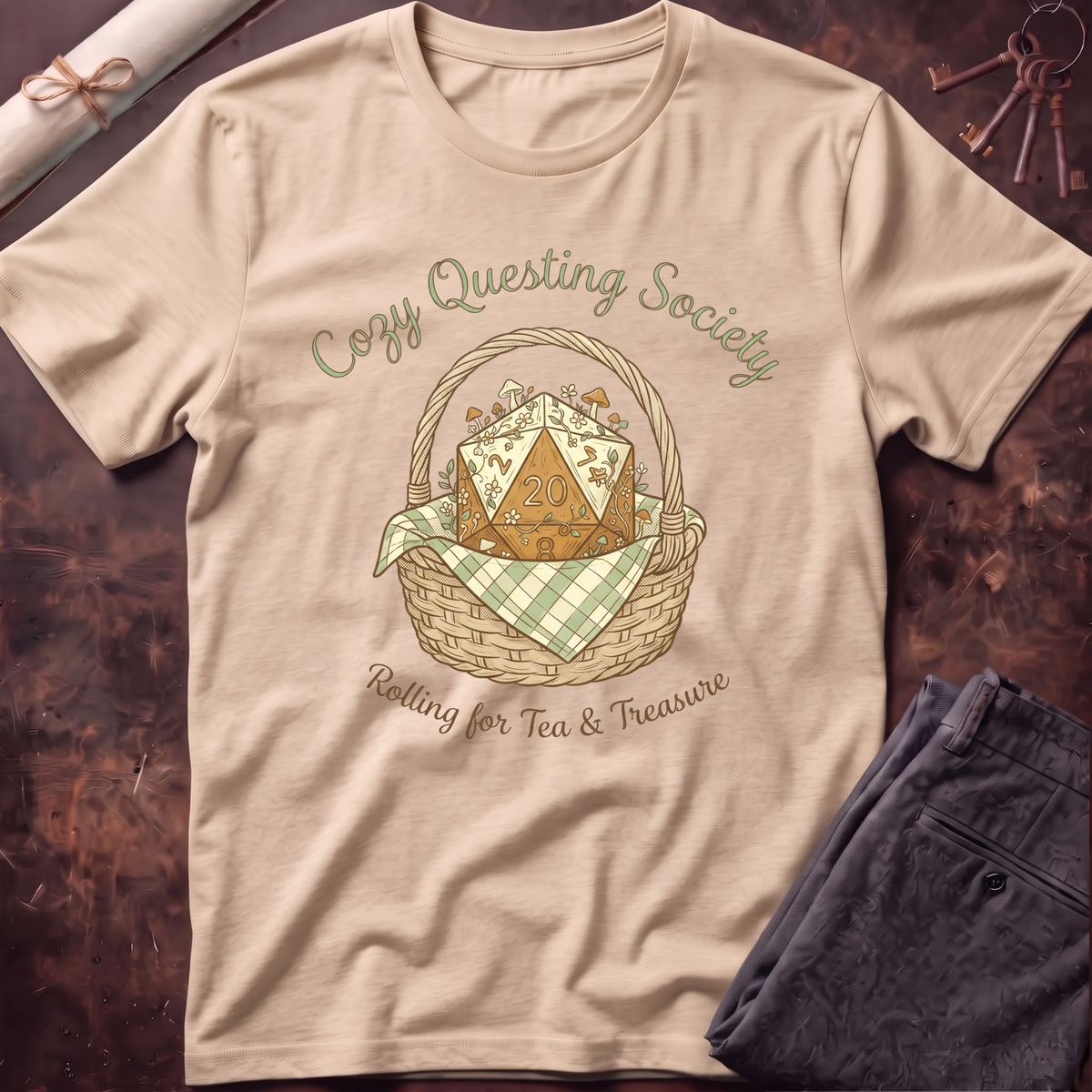 Cozy Questing Society T-Shirt
