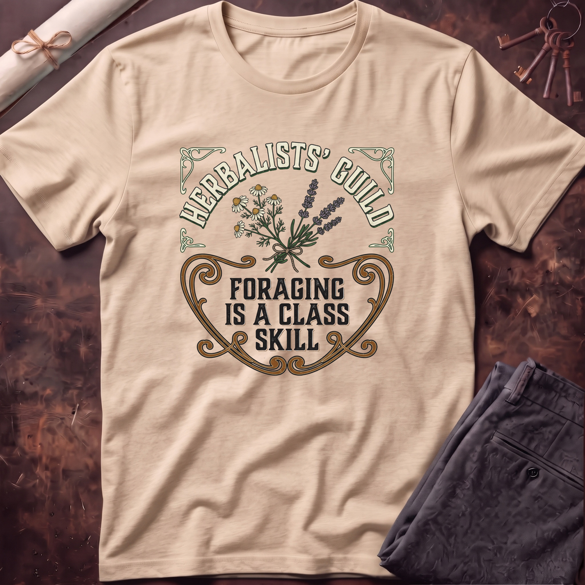 Herbalists' Guild Scrollwork T-Shirt