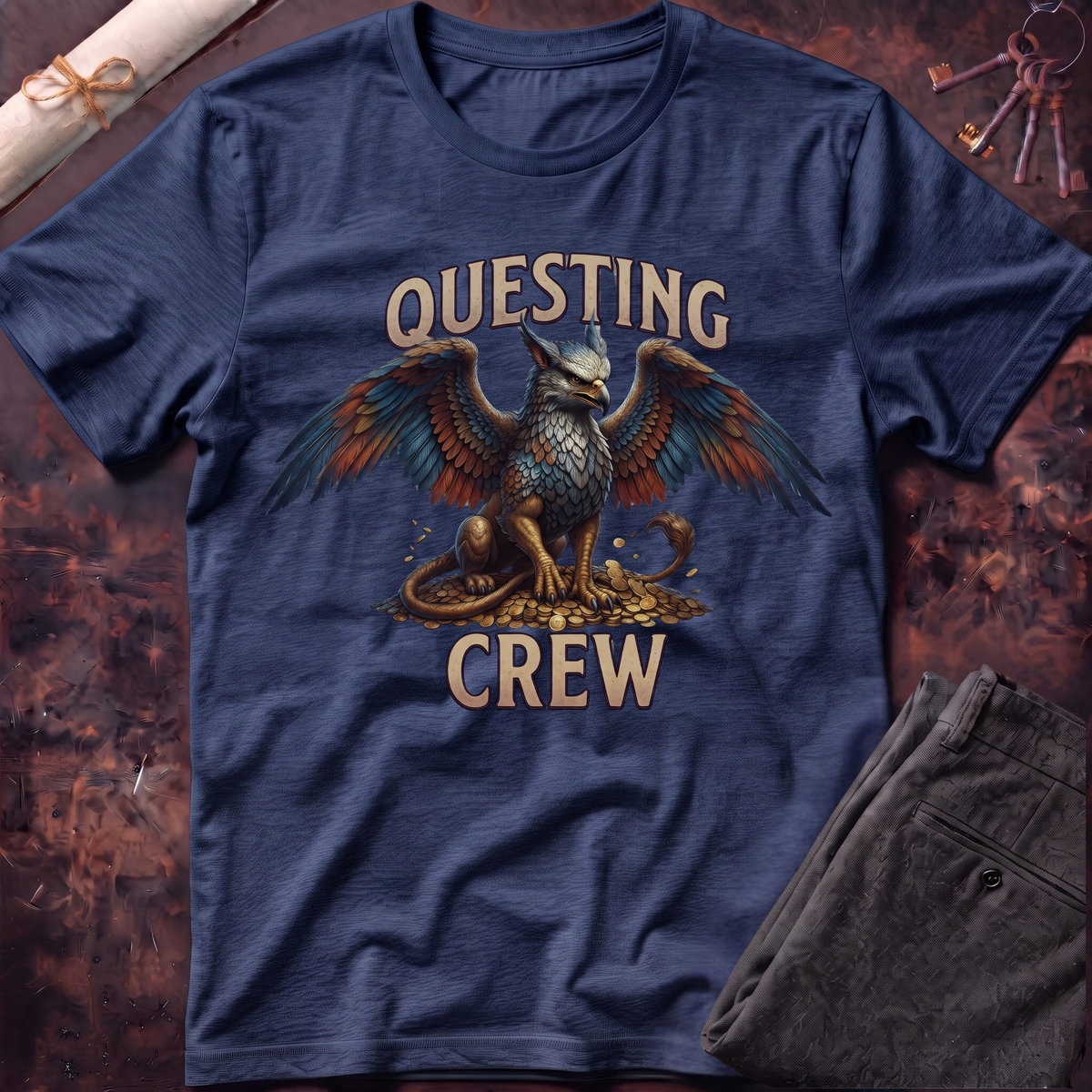 Questing Crew Toddler T-Shirt – Griffon Fantasy Adventure Tee