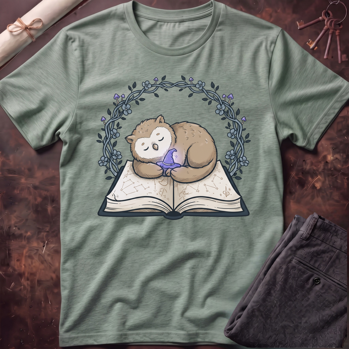 Owlbear Wizard T-Shirt