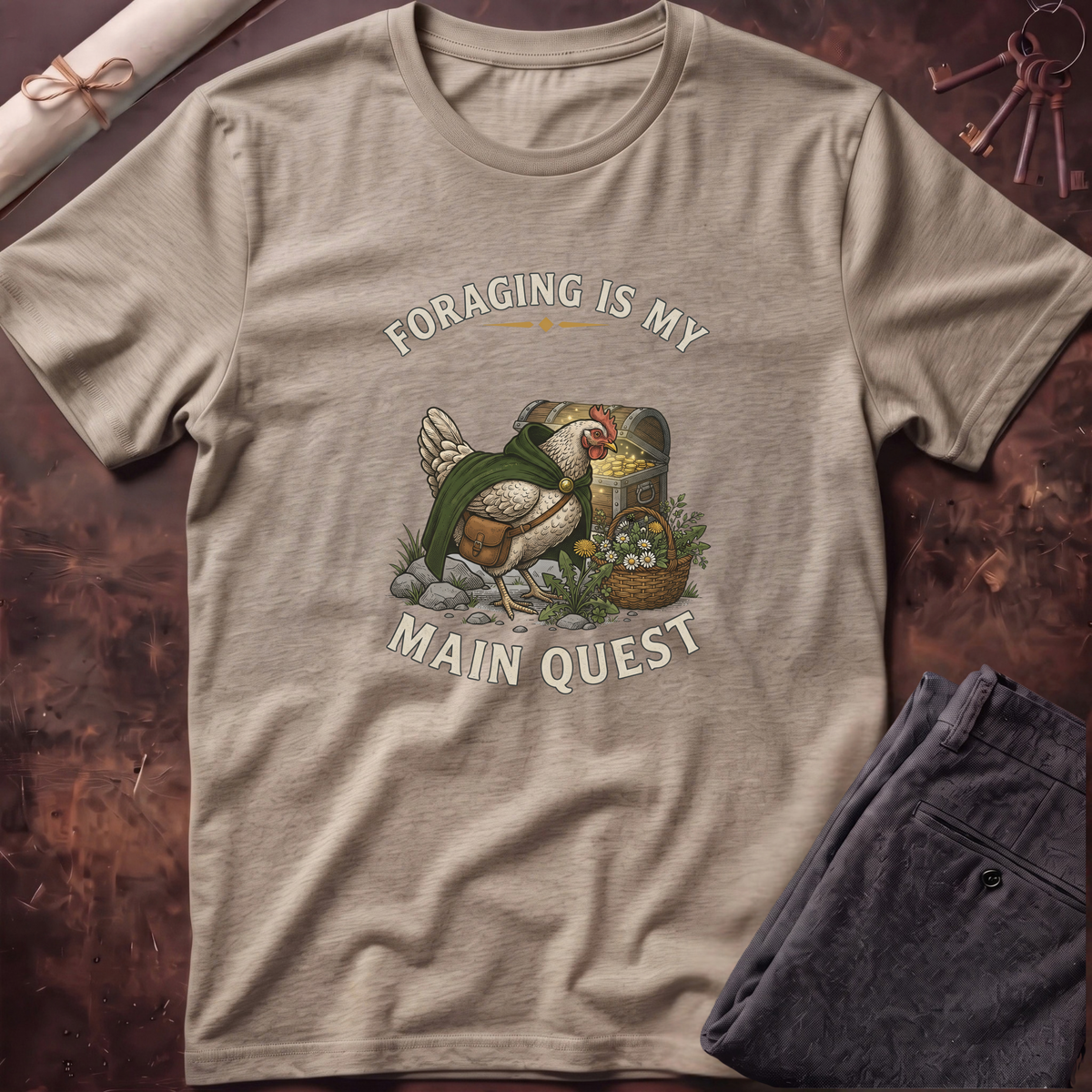 Hen Foraging T-Shirt