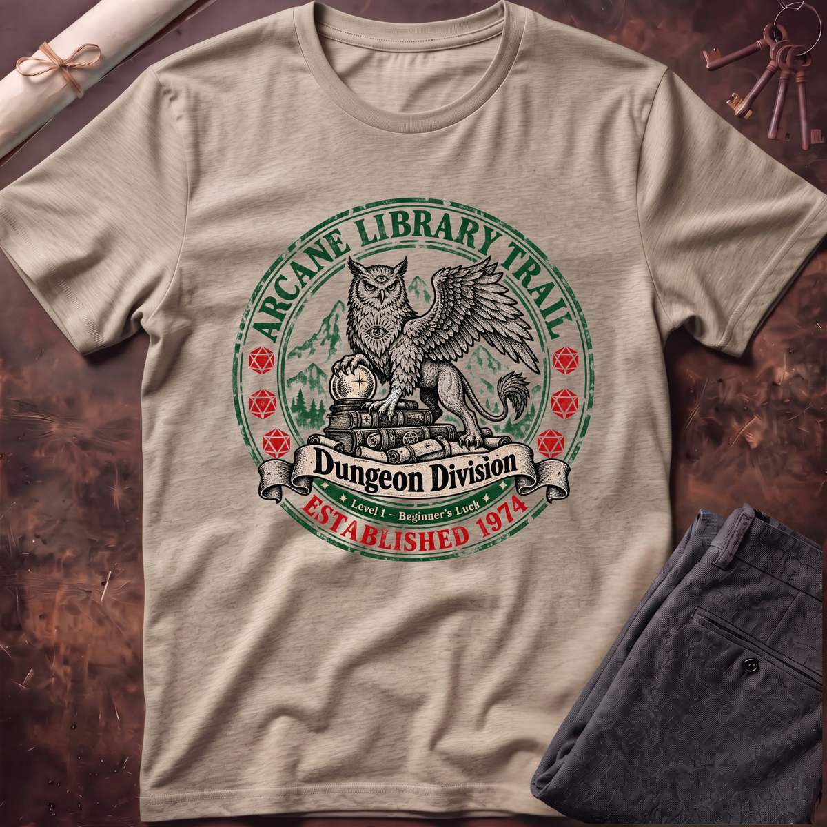 Arcane Library Trail T-Shirt