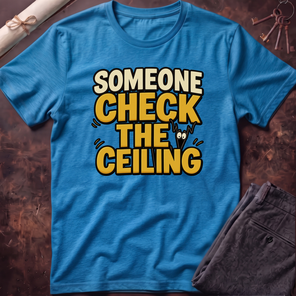 Ceiling Check T-Shirt