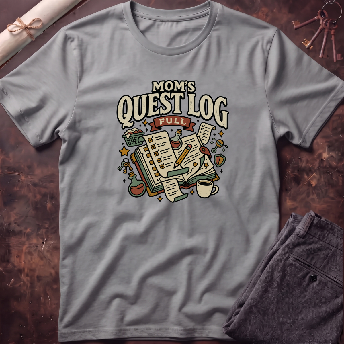 Mom's Quest Log T-Shirt