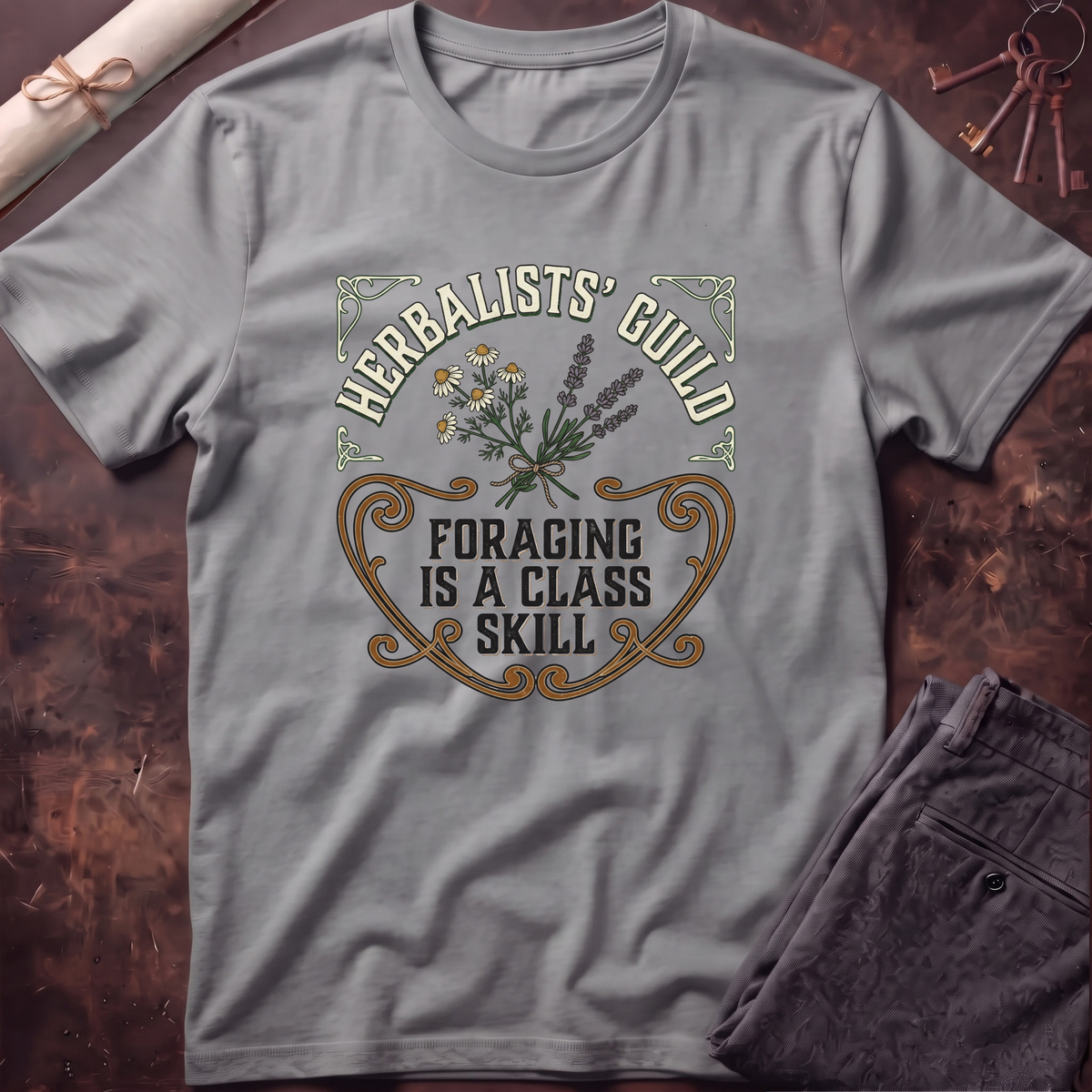 Herbalists' Guild Scrollwork T-Shirt