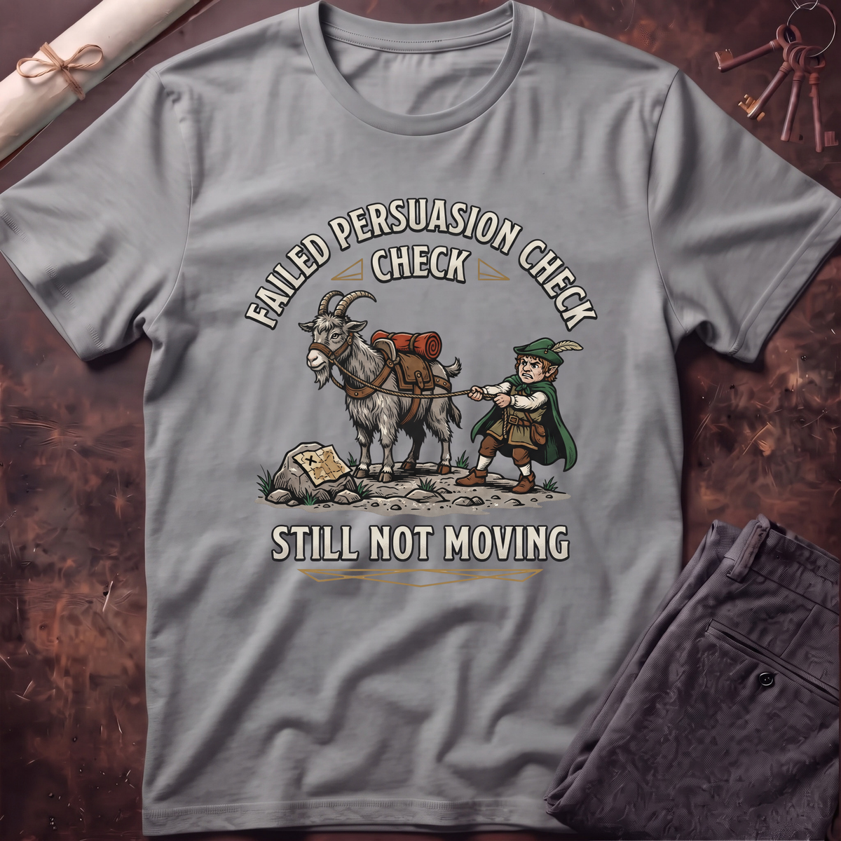Goat Persuasion Check T-Shirt