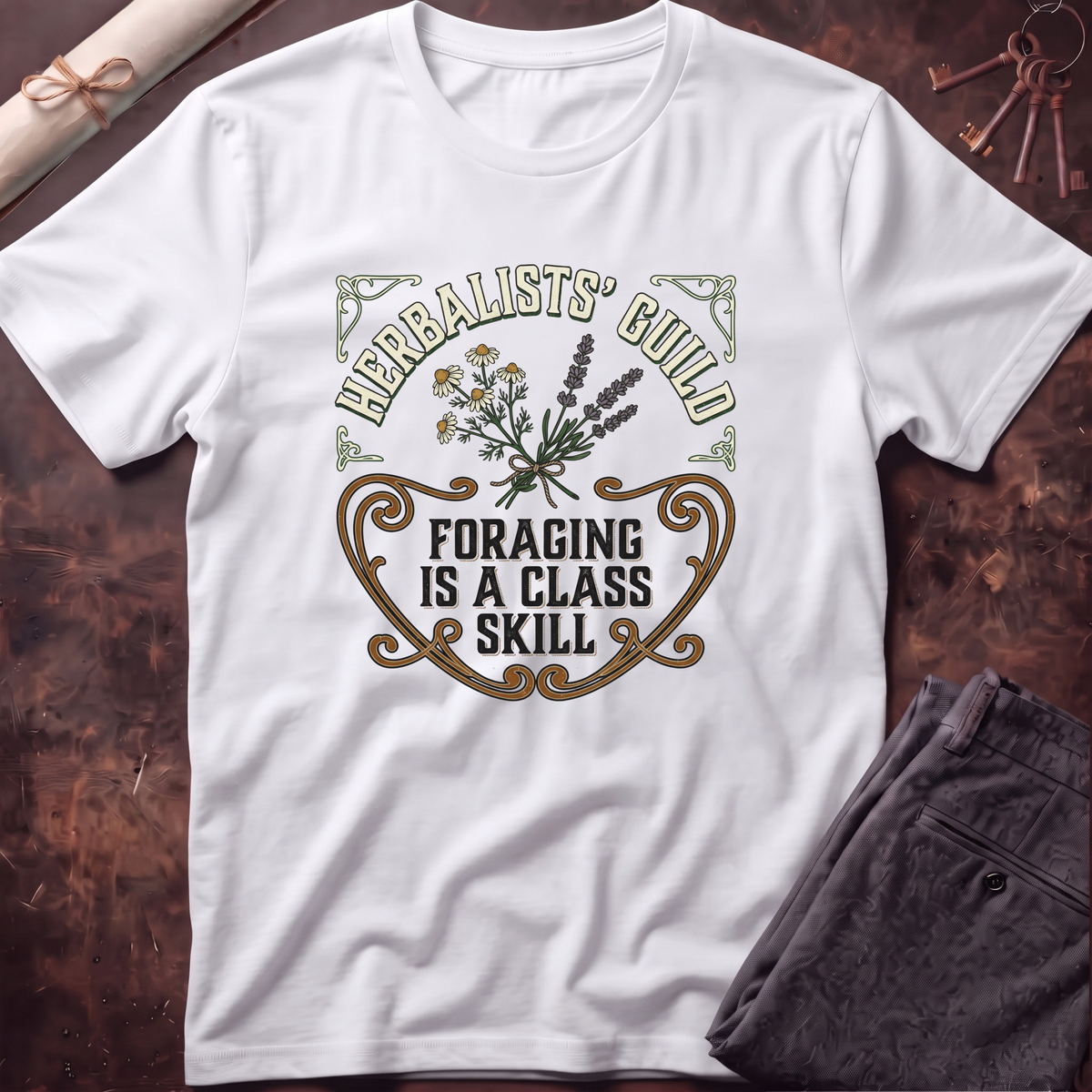 Herbalists' Guild Scrollwork T-Shirt