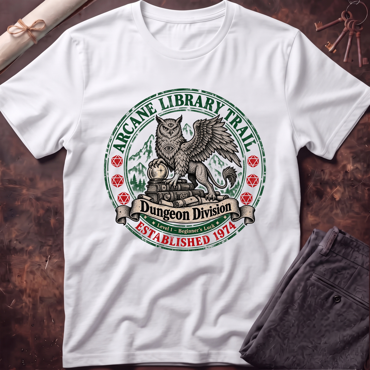 Arcane Library Trail T-Shirt