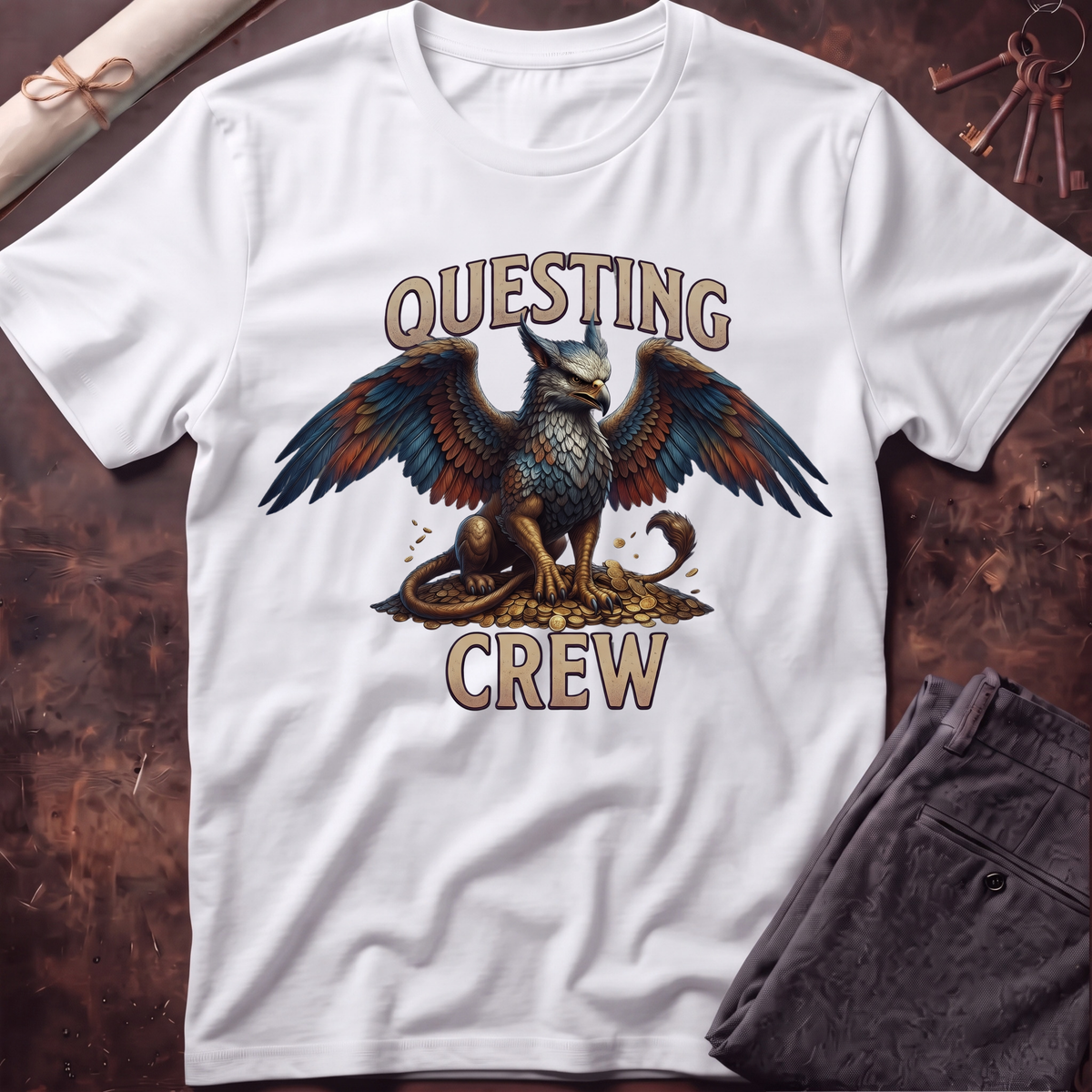 Questing Crew Toddler T-Shirt – Griffon Fantasy Adventure Tee